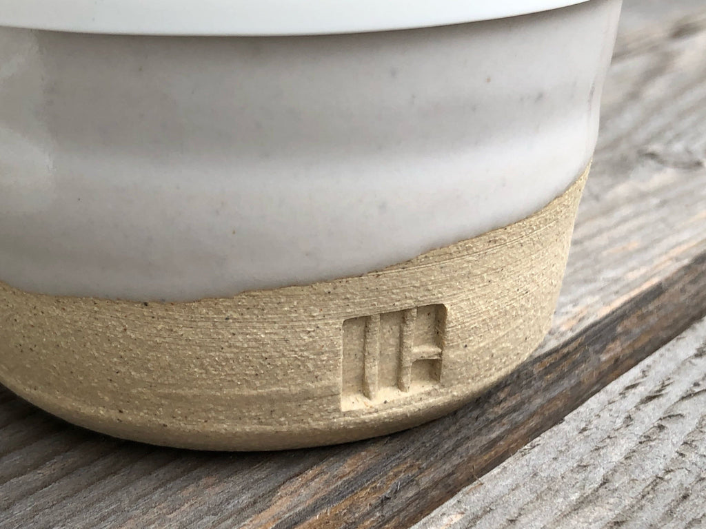 Travel Cup - White with lid