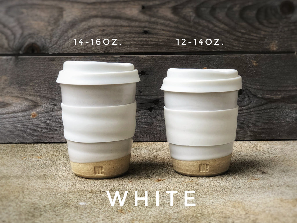 Travel Cup - White with lid