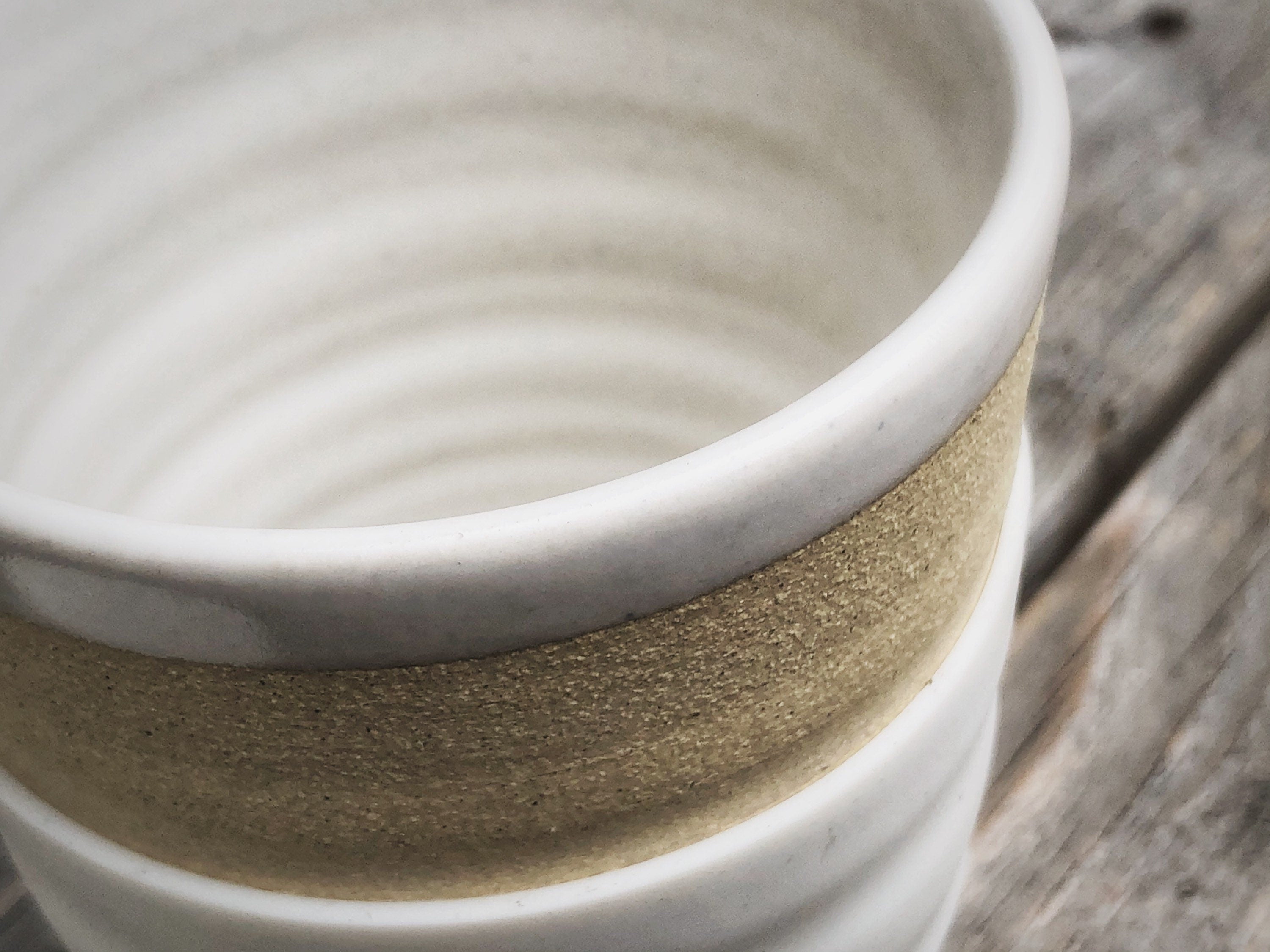 Travel Cup - Natural with Lid