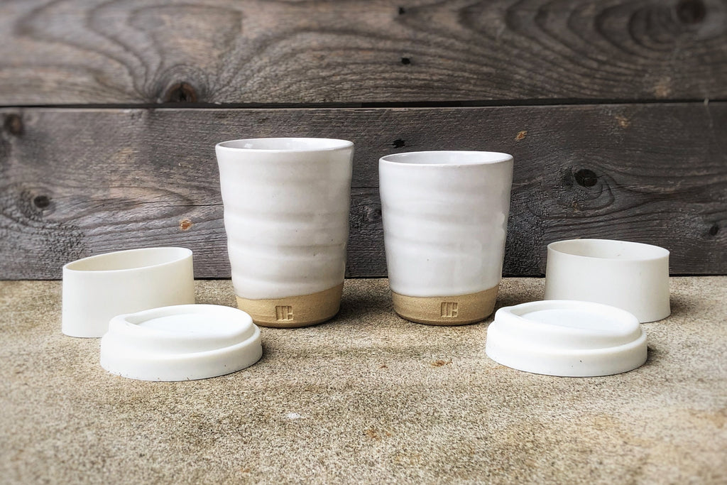 Travel Cup - White with lid