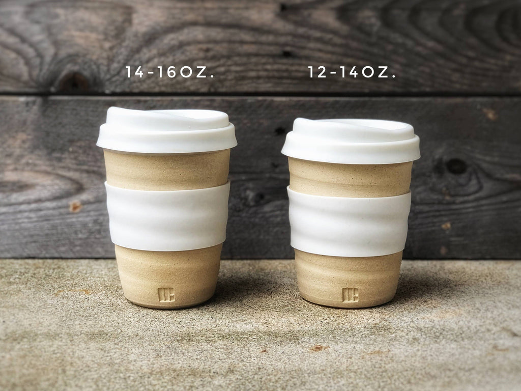 Travel Cup - Natural with Lid