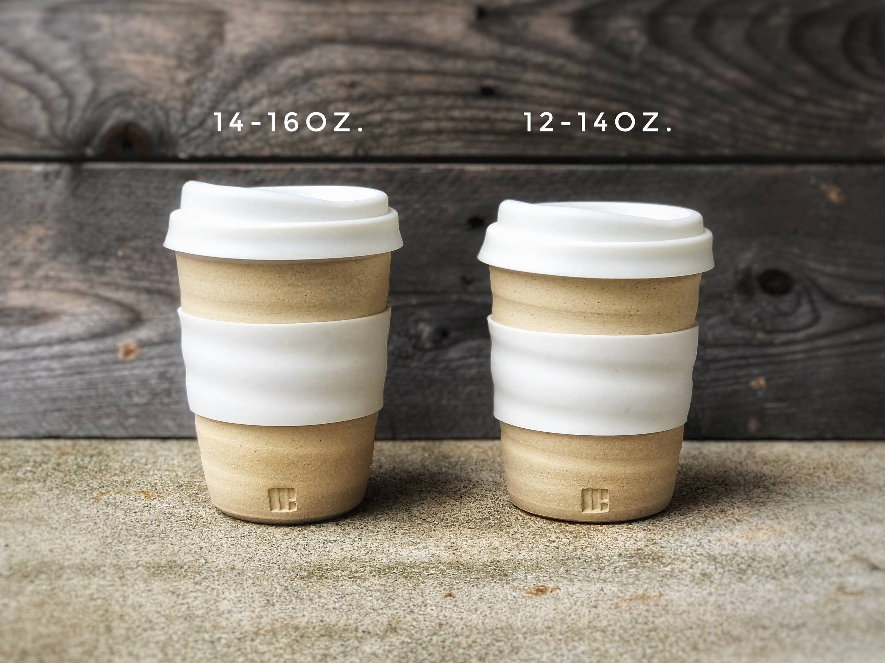 Travel Cup - Natural with Lid